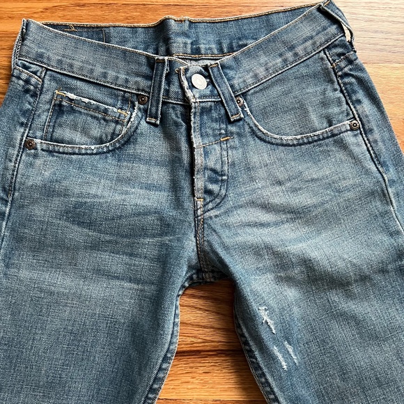 VTG Levi’s 502 buttonfly deadstock 100% cotton jeans Women 24x32 XS, NWOT USA! - Picture 13 of 14
